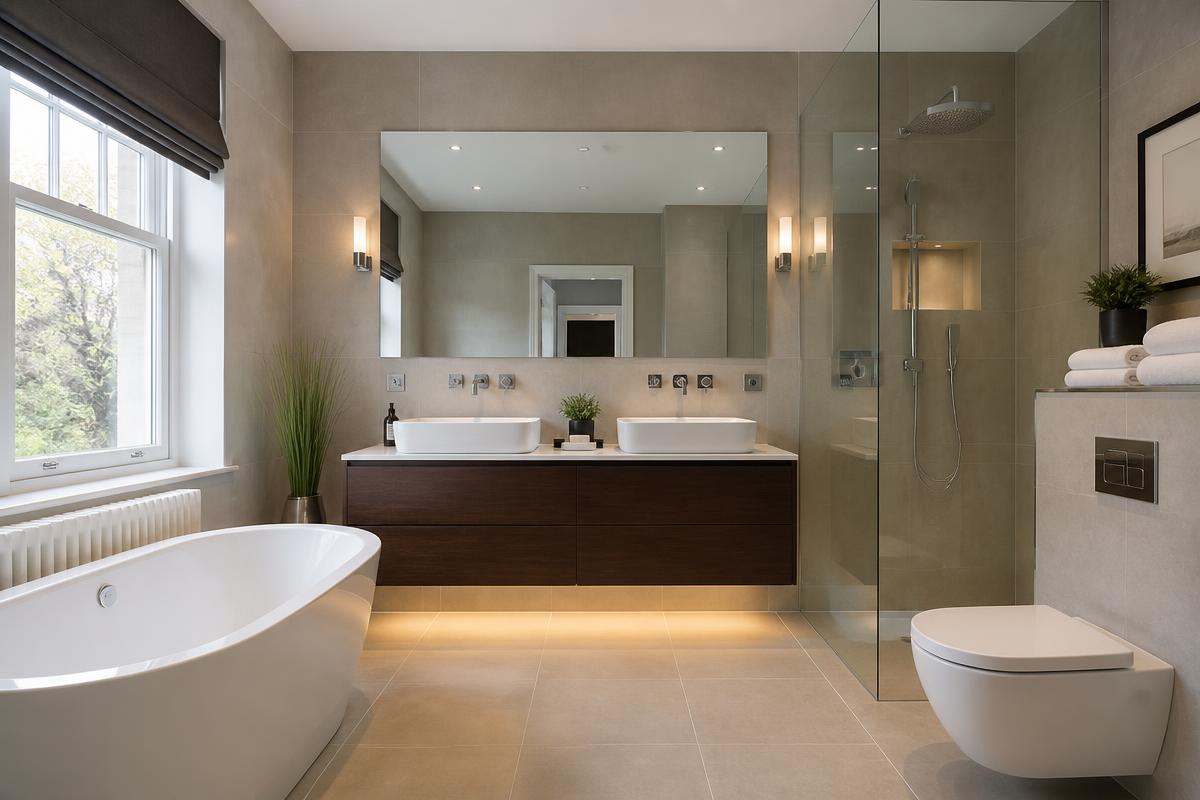 Luxury En-Suite after cleaning